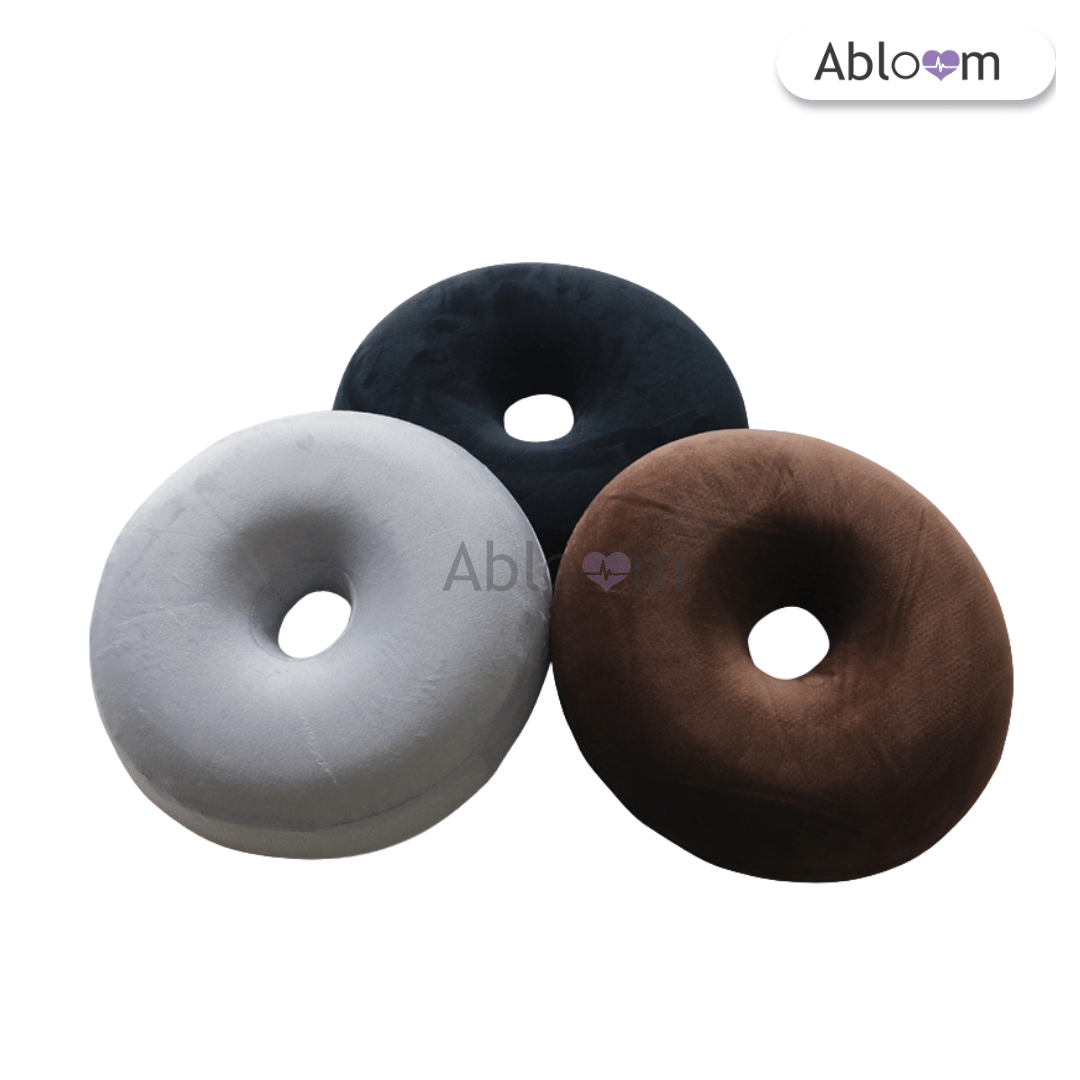 หมอนโดนัท เมมโมรี่โฟม ABLOOM 40 ซม. คละสี (แพ็ก 3 ชิ้น)_0